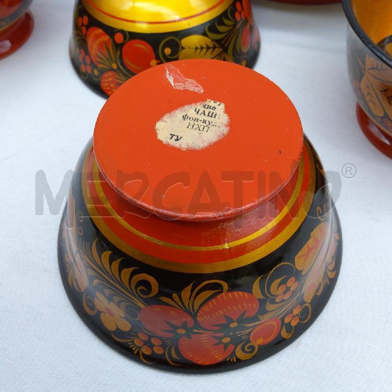 CIOTOLINE PZ. 8 RUSSIA LACCATE NERE FRAGOLE ROSSE ORO | Mercatino dell'Usato San maurizio canavese 4