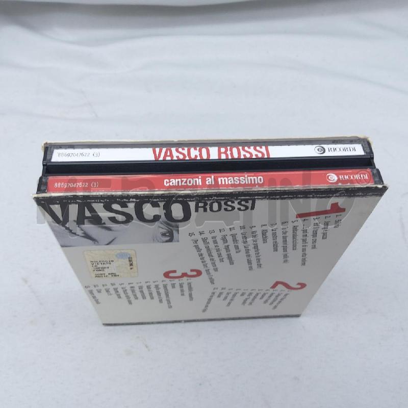 COFANETTO 3 CD VASCO ROSSI CANZONI AL MASSIMO | Mercatino dell'Usato San maurizio canavese 3