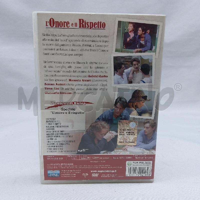COFANETTO DVD L'ONORE E IL RISPETTO LA PRIMA SERIE | Mercatino dell'Usato San maurizio canavese 2