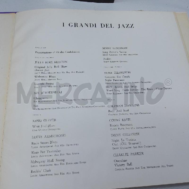 COFANETTO I GRANDI DEL JAZZ 1961 VINILE 33/45 + LIBRO | Mercatino dell'Usato San maurizio canavese 3