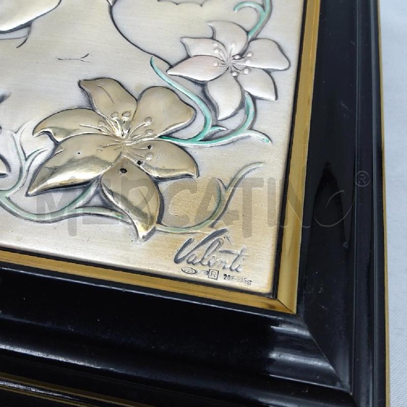 COFANETTO LEGNO NERO LAMINA VALENTI DONNA | Mercatino dell'Usato San maurizio canavese 3