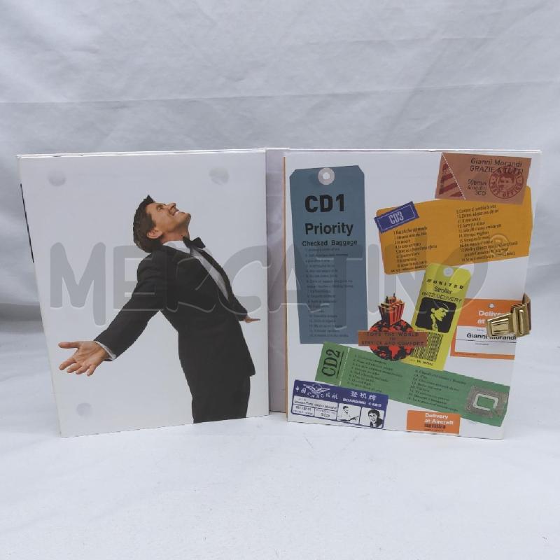 COFANETTO LIBRO + 3 CD GRAZIE A TUTTI GIANNI MORANDI | Mercatino dell'Usato San maurizio canavese 3