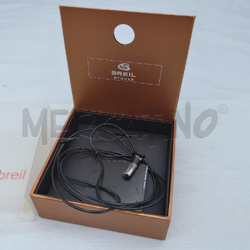 COLLANA BREIL STONES CORDINO NERO | Mercatino dell'Usato San maurizio canavese 1