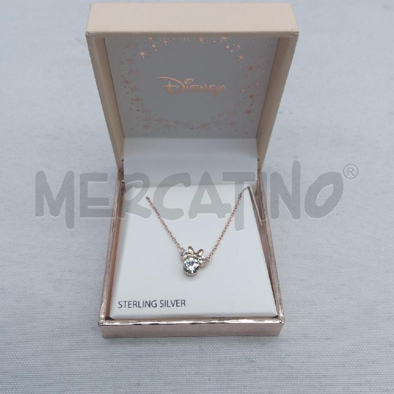 COLLANA DISNEY ARGENTO ROSATO PUNTO LUCE | Mercatino dell'Usato San maurizio canavese 1