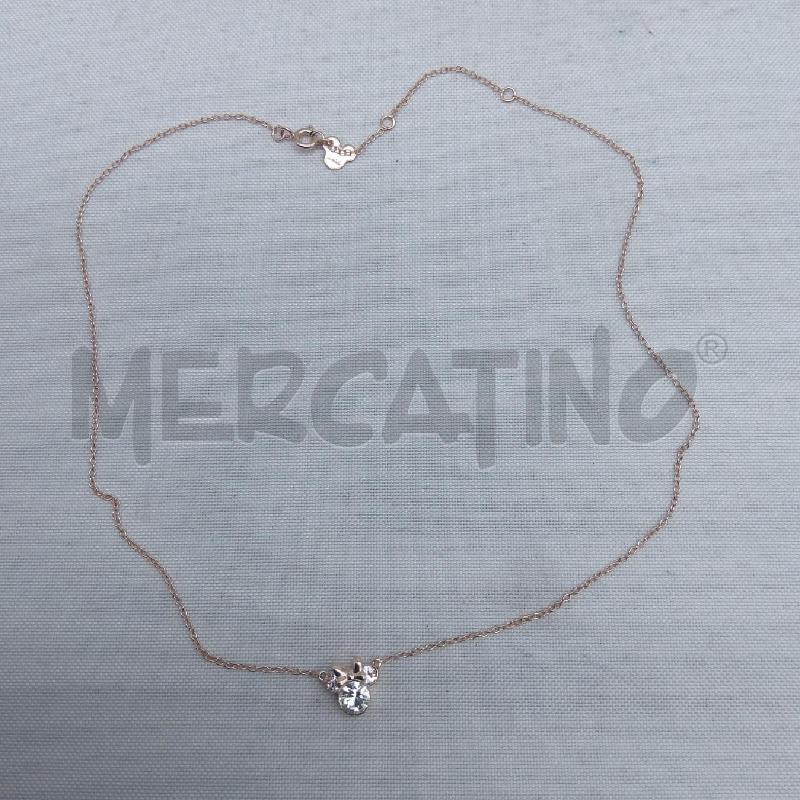 COLLANA DISNEY ARGENTO ROSATO PUNTO LUCE | Mercatino dell'Usato San maurizio canavese 4