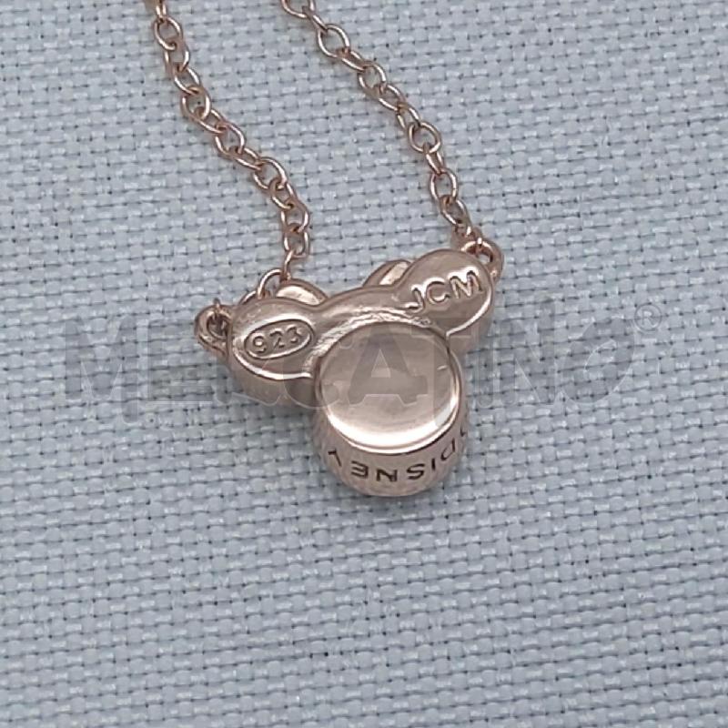 COLLANA DISNEY ARGENTO ROSATO PUNTO LUCE | Mercatino dell'Usato San maurizio canavese 5