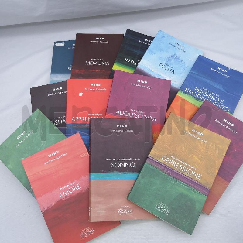 COLLANA  13 VOLUMI MIND BREVI LEZIONI DI PSICOLOGIA | Mercatino dell'Usato San maurizio canavese 3