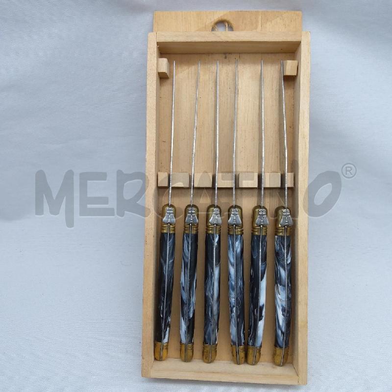 COLTELLI PZ. 6 BISTECCA LAGUIOLE | Mercatino dell'Usato San maurizio canavese 1