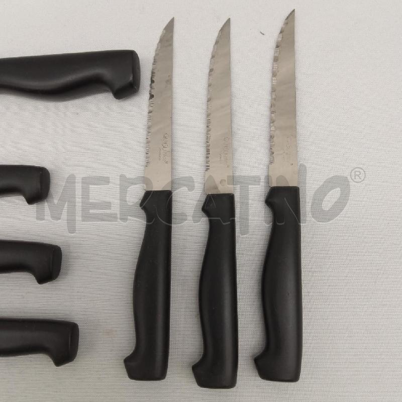 COLTELLI PZ. 7 GINSU MANICO NERO | Mercatino dell'Usato San maurizio canavese 4