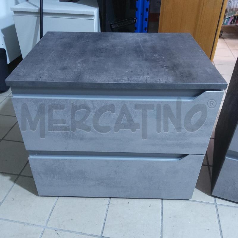 COMODINI COPPIA CEMENTO 2 CASSETTI | Mercatino dell'Usato San maurizio canavese 2