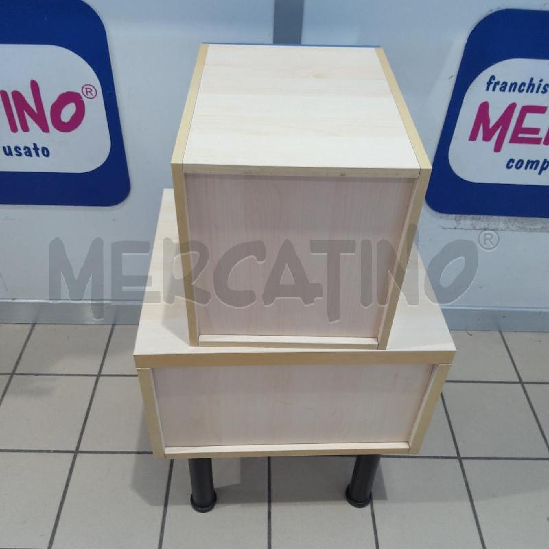 COMODINO + CASSETTINI BCO AZZURRO | Mercatino dell'Usato San maurizio canavese 4