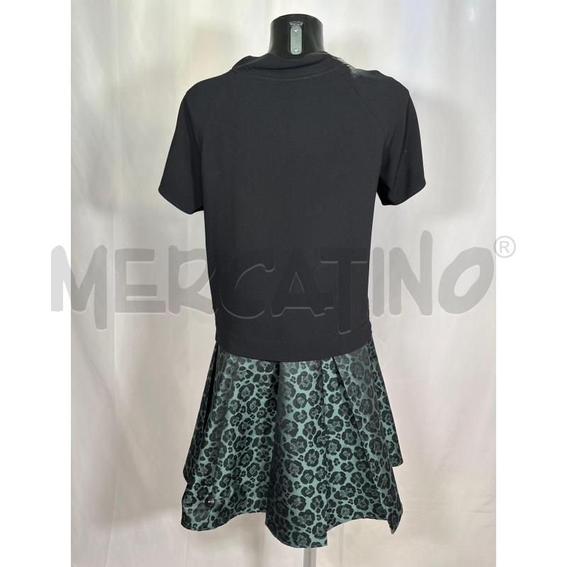 COMPLETO DONNA PENNYBLACK MAGLIA E GONNA MACULATO VERDE NERO  | Mercatino dell'Usato San maurizio canavese 3