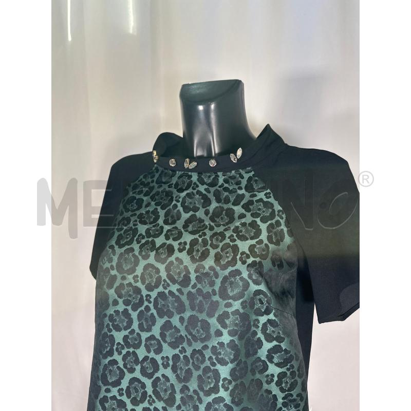 COMPLETO DONNA PENNYBLACK MAGLIA E GONNA MACULATO VERDE NERO  | Mercatino dell'Usato San maurizio canavese 4
