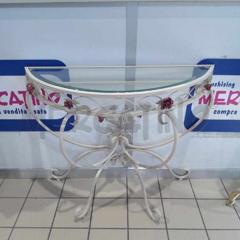 CONSOLLE MET SABBIA + SPECCHIO ROSELLINE | Mercatino dell'Usato San maurizio canavese 3