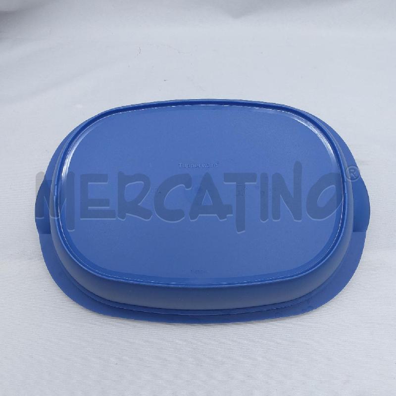 CONTENITORE TUPPERWARE AZZURRO OVALE | Mercatino dell'Usato San maurizio canavese 3