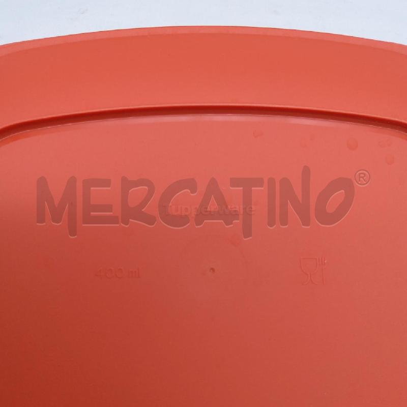 CONTENITORE TUPPERWARE BASSO GIALLO ARANCIO | Mercatino dell'Usato San maurizio canavese 4