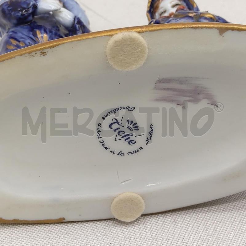 COPPIA BIMBI CERAM BIANCO BLU TICHE | Mercatino dell'Usato San maurizio canavese 4