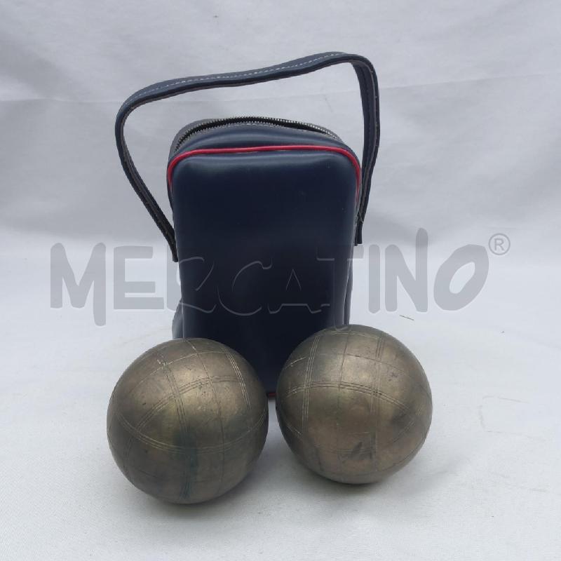 COPPIA BOCCE METALLO OTTONATO | Mercatino dell'Usato San maurizio canavese 1
