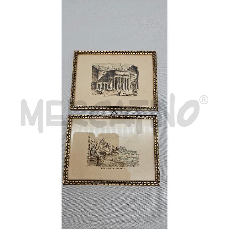 COPPIA QUADRETTI CORN DORATA VECCHIA GENOVA | Mercatino dell'Usato San maurizio canavese 1