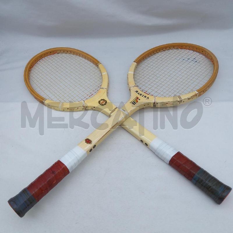 COPPIA RACCHETTE TENNIS VINTAGE MARINA  | Mercatino dell'Usato San maurizio canavese 1