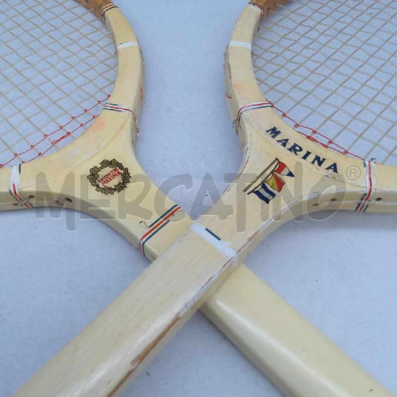 COPPIA RACCHETTE TENNIS VINTAGE MARINA  | Mercatino dell'Usato San maurizio canavese 2