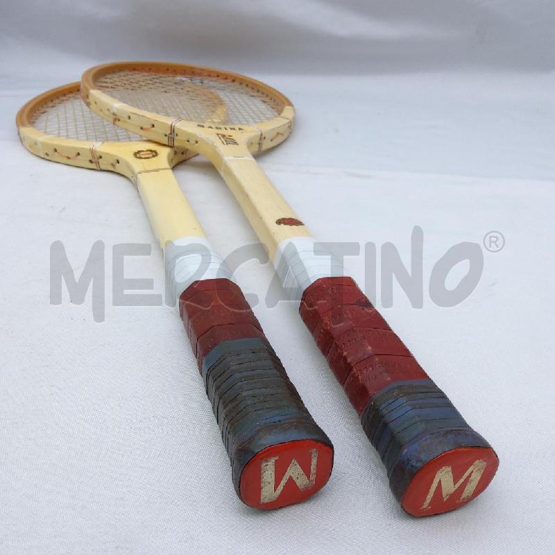 COPPIA RACCHETTE TENNIS VINTAGE MARINA  | Mercatino dell'Usato San maurizio canavese 4