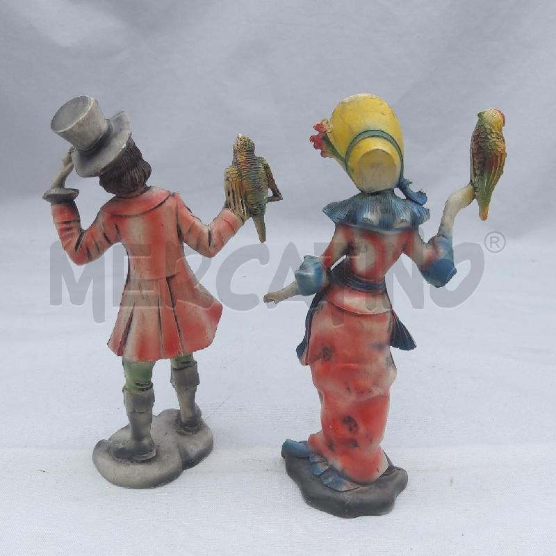 COPPIA STATUINE DAMA CAVALIERE RAPACI | Mercatino dell'Usato San maurizio canavese 3