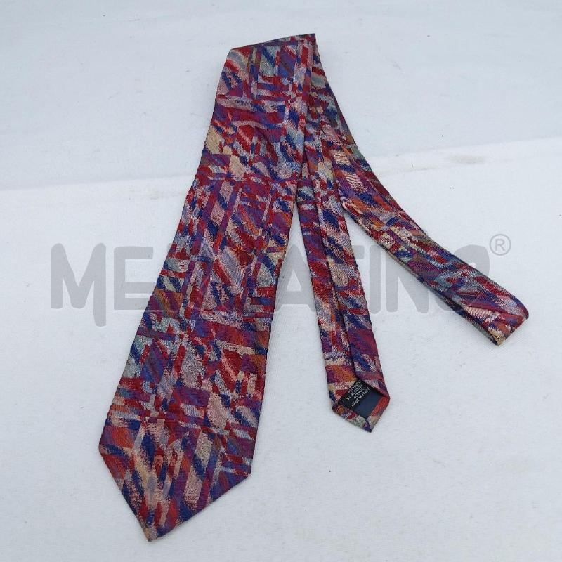 CRAVATTA MISSONI ROSSO BLU  | Mercatino dell'Usato San maurizio canavese 1