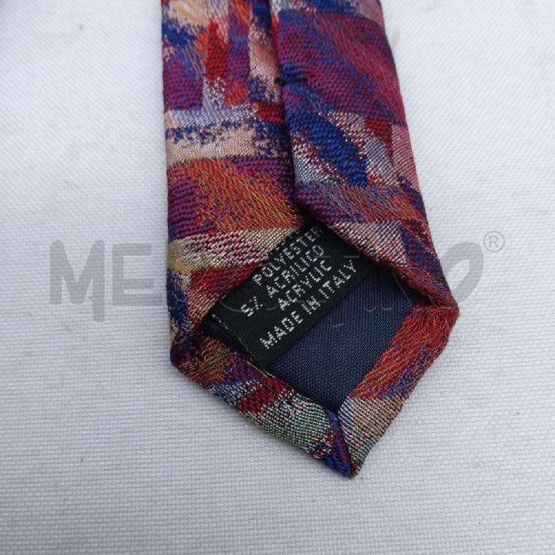 CRAVATTA MISSONI ROSSO BLU  | Mercatino dell'Usato San maurizio canavese 2