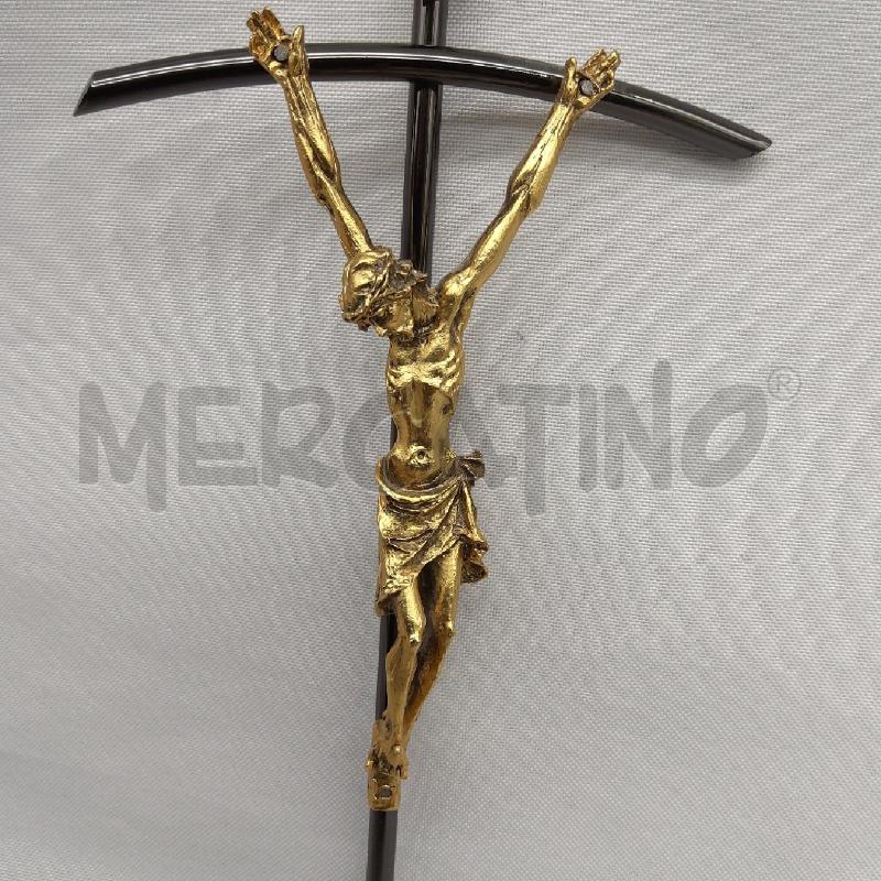 CROCIFISSO CECCHINI OTTONE CROCE NERA | Mercatino dell'Usato San maurizio canavese 2