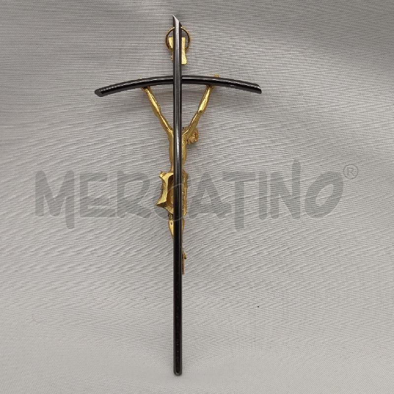 CROCIFISSO CECCHINI OTTONE CROCE NERA | Mercatino dell'Usato San maurizio canavese 3