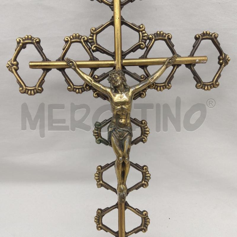 CROCIFISSO DORATO ESAGONI CATENA | Mercatino dell'Usato San maurizio canavese 2