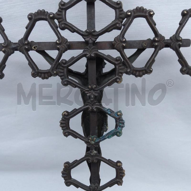 CROCIFISSO DORATO ESAGONI CATENA | Mercatino dell'Usato San maurizio canavese 4