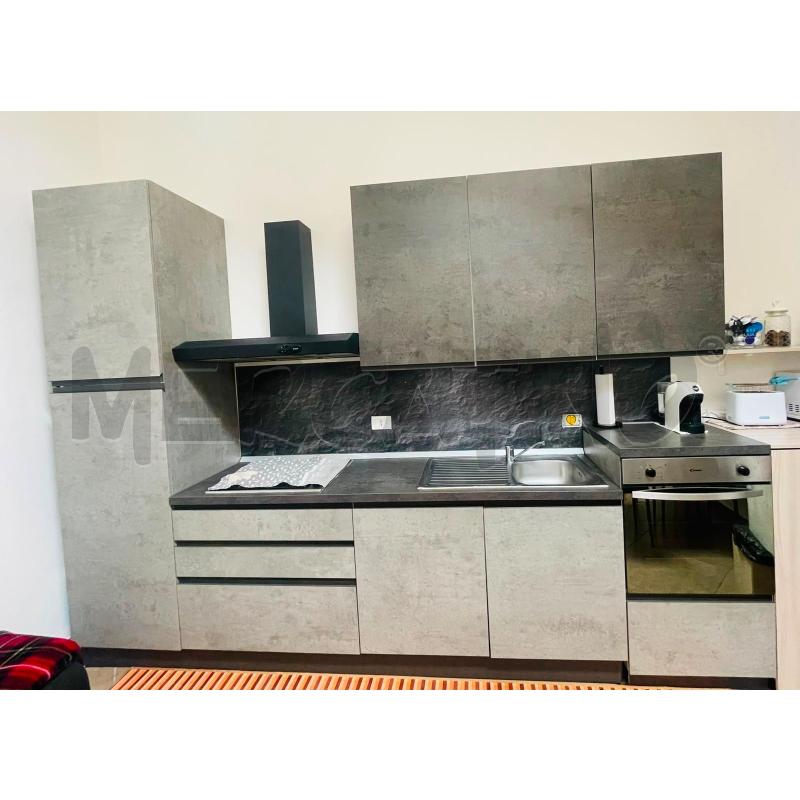 CUCINA LINEARE GRIGIA + ELETTRODOMESTICI | Mercatino dell'Usato San maurizio canavese 1