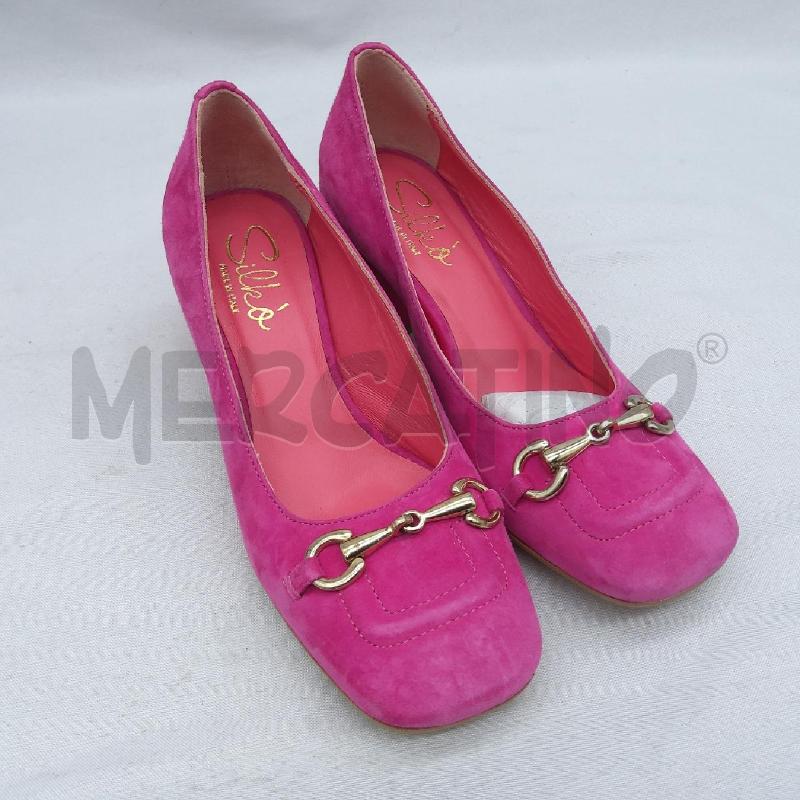 DECOLLETE 1C MOCASSINO SILKÒ FUCSIA GANCIO DORATO | Mercatino dell'Usato San maurizio canavese 5