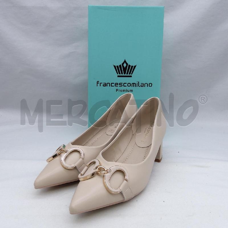 DECOLLETE BASSA FRANCESCOMILANO ROSA ANTICO  | Mercatino dell'Usato San maurizio canavese 1