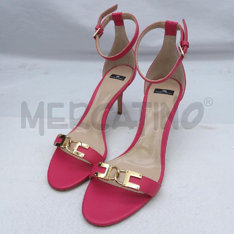 DECOLLETE ELISABETTA FRANCHI FUCSIA SC1 LOGO DORATO | Mercatino dell'Usato San maurizio canavese 2