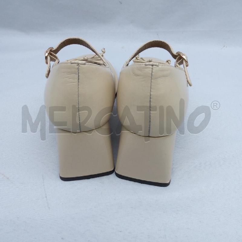 DECOLLETE MARY JANE 1D EMANUELLE VEE BEIGE FIOCCO  | Mercatino dell'Usato San maurizio canavese 3