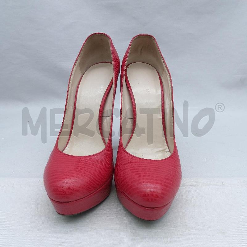 DECOLLETE PATRIZIA PEPE ROSSO CILIEGIA SC1 PLATEAU | Mercatino dell'Usato San maurizio canavese 2
