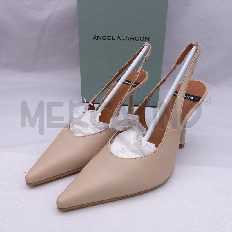 DECOLLETE SLINGBACK SC1 ANGEL ALARCON VERA PELLE NUDE  | Mercatino dell'Usato San maurizio canavese 1