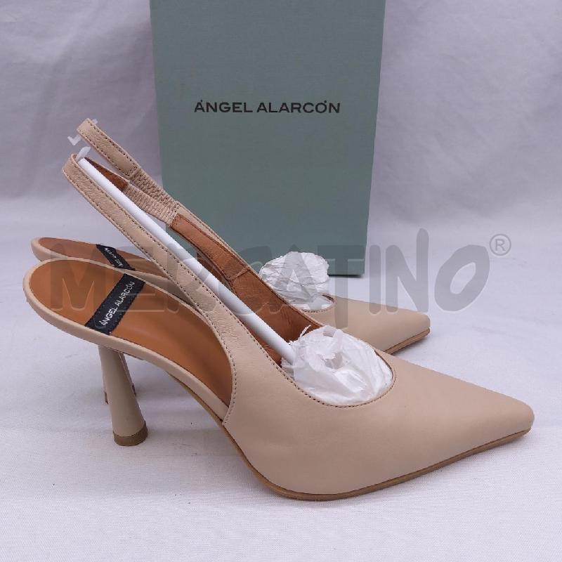 DECOLLETE SLINGBACK SC1 ANGEL ALARCON VERA PELLE NUDE  | Mercatino dell'Usato San maurizio canavese 2