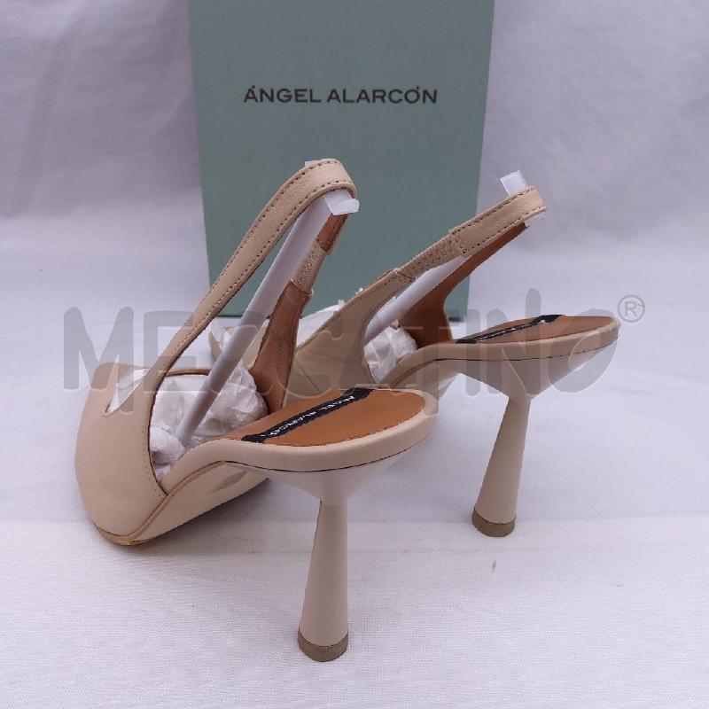 DECOLLETE SLINGBACK SC1 ANGEL ALARCON VERA PELLE NUDE  | Mercatino dell'Usato San maurizio canavese 3