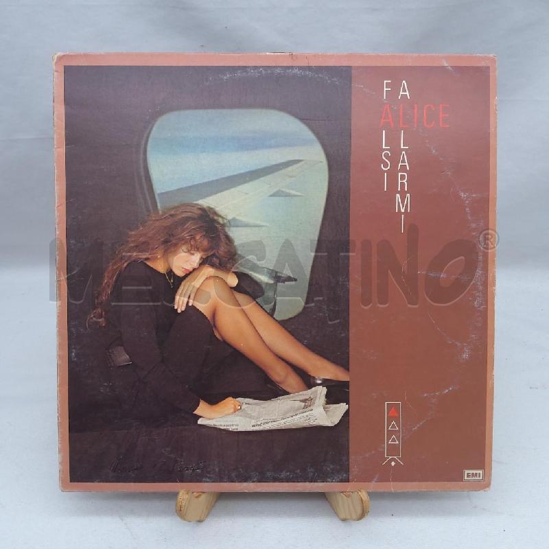 DISCO 33 GIRI VINILE ALICE FALSI ALLARMI | Mercatino dell'Usato San maurizio canavese 1