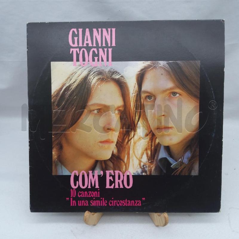 DISCO 33 GIRI VINILE GIANNI TOGNI COM'ERO | Mercatino dell'Usato San maurizio canavese 1