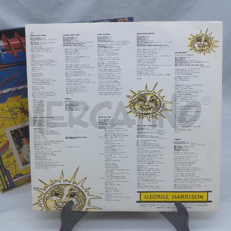 DISCO 33 GIRI VINILE GONE GEORGE HARRISON | Mercatino dell'Usato San maurizio canavese 3
