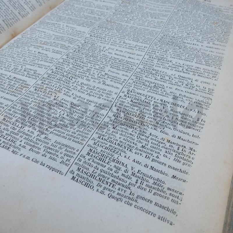 DIZIONARIO 1859 NUOVO ALBERTI ITALIANO FRANCESCE  | Mercatino dell'Usato San maurizio canavese 4