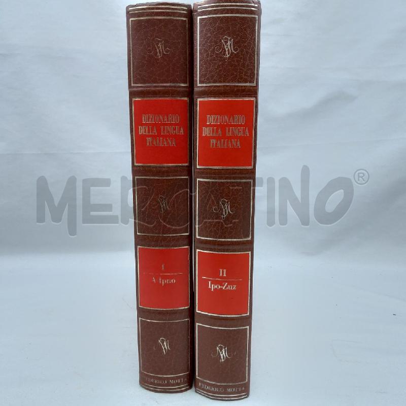 DIZIONARIO LINGUA ITALIANA FEDERICO MOTTA 2 VOLUMI | Mercatino dell'Usato San maurizio canavese 3