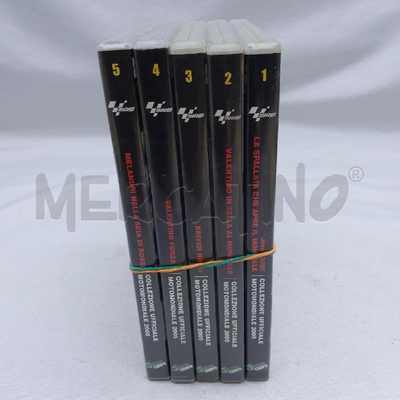 DVD PZ 5 COLLEZIONE UFFICIALE MOTOMONDIALE 2005 | Mercatino dell'Usato San maurizio canavese 2