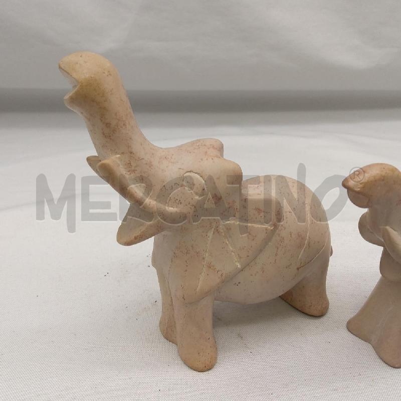 ELEFANTINI PZ. 3 PIETRA SAPONARIA | Mercatino dell'Usato San maurizio canavese 2