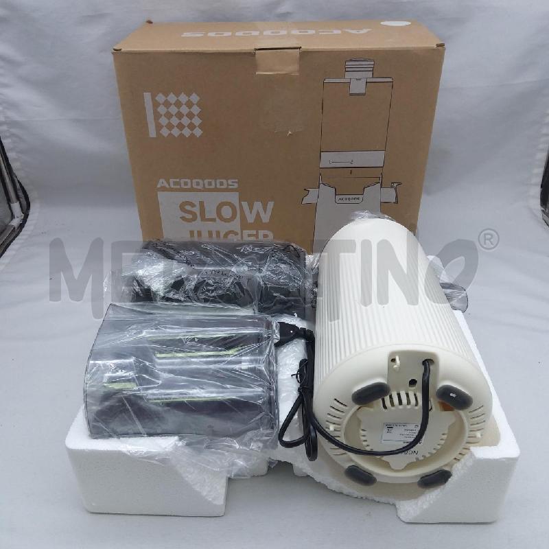 ESTRATTORE SLOW JUICER ACOQOOS MAI USATO | Mercatino dell'Usato San maurizio canavese 1